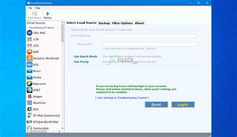 RecoveryTools Rackspace Email Backup
