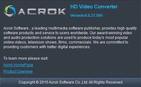 Acrok HD Video Converter